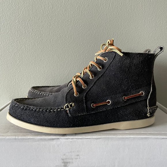 Ralph Lauren - Navy Suede Boat Chukka Boots, size US8 main image 6